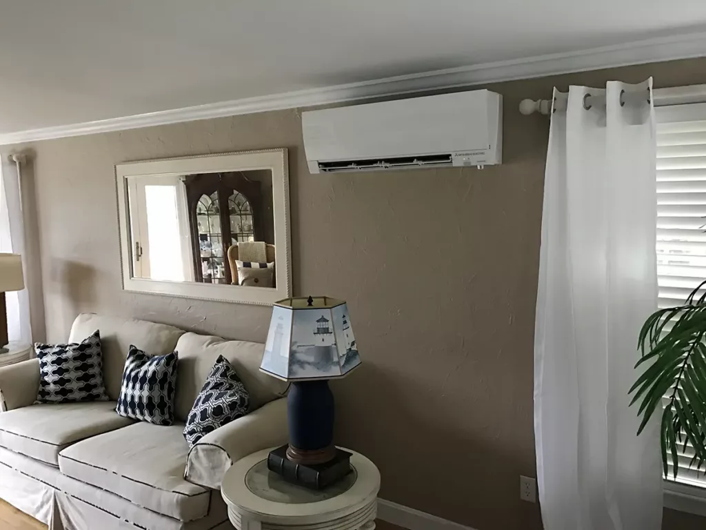 A ductless mini-split is perfect for room-to-room comfort, or installed in smaller spaces where ductwork cannot be included